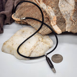 Steel Man / Necklace for Men Men's Leather Necklace Men's Jewelry Gift Men Accessory