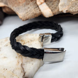 Foreigner /  Leather Bracelet for Men Men's Size 9 Leather Men's Jewelry Gift For Man Accessory