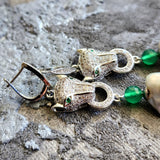 Honeymoon / Silver Designer Earrings Natural Baroque Pearls Stone Hypoallergenic Jewelry Most Popular Jewelry Gift For Women