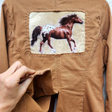 English Riding Rocking Suit / Vintage Designer Jacket Vintage Jacket Up Boho Shabby Chic Jacket Repaired Boro Upcycled Jacket Jacket