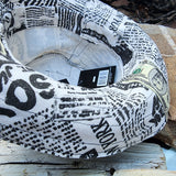 WONKA SHOWTIME New York / Bohemian Shabby Chic Top Hat Upcycled Denim Distressed Boro Dyed Acid-washed