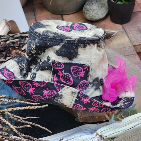 Tea Party / Concept Clothing Avngard Fashion Boro Techniques Hand-stitched Patchwork New Boho Top Hat Streetwear