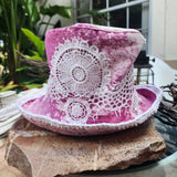 London Lace/ Concept Clothing Avngard Fashion Boro Techniques Hand-stitched Patchwork New Boho Top Hat Streetwear