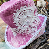 London Lace/ Concept Clothing Avngard Fashion Boro Techniques Hand-stitched Patchwork New Boho Top Hat Streetwear