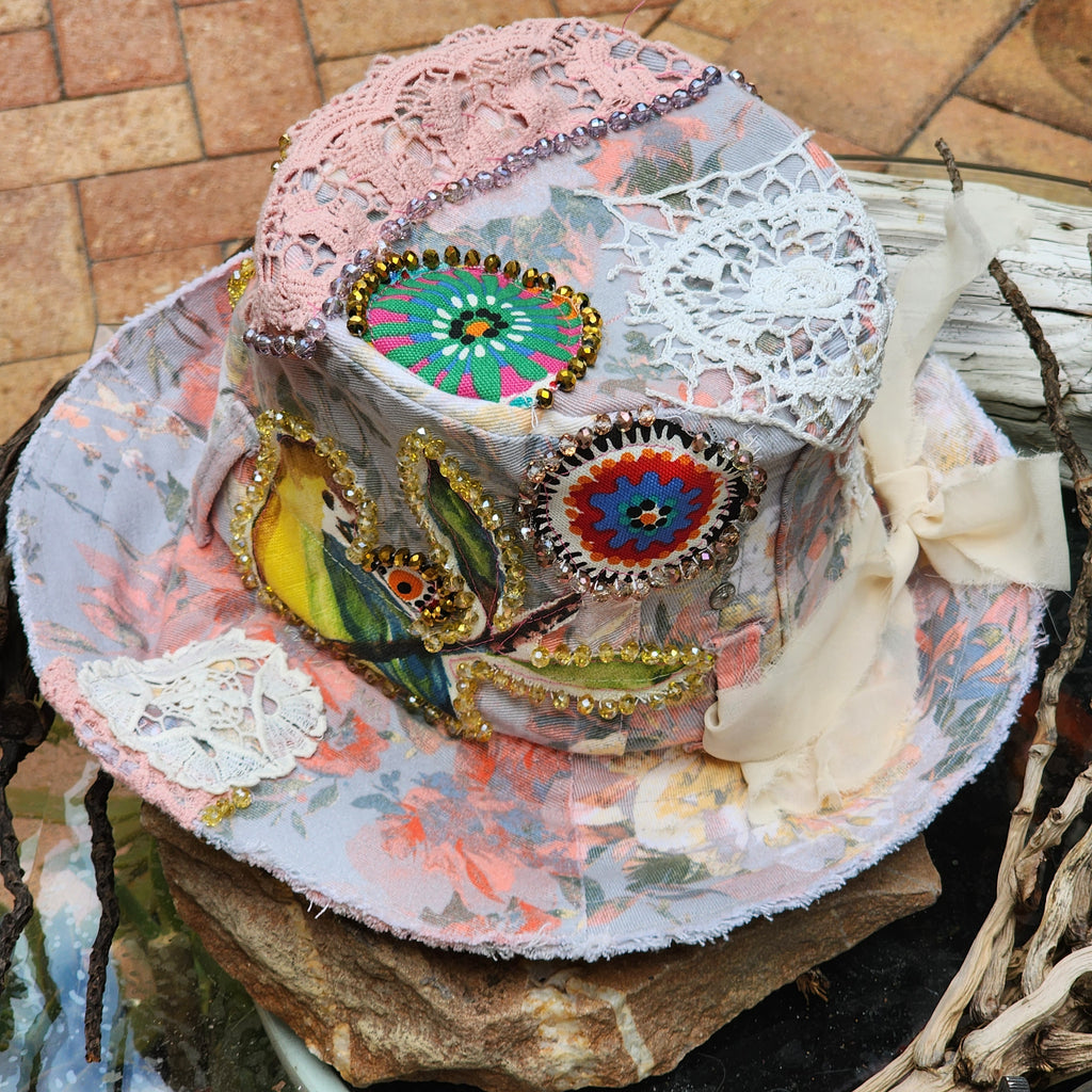 Patchwork top hat outlet