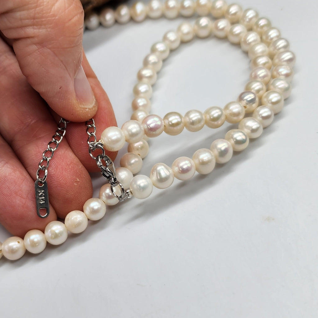 Celebrity Beyond / Pearls Mens Necklace Natural Pearl Men's Jewelry Pearl  Necklace for man