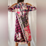 Dogs Angels / Designer Kimono Duster Upcycled Couture Vintage Denim Flannel Concept Boro Visvim Patchwork Sustainable Artisan