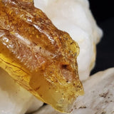 Bohemian Lover / Designer Jewelry Raw Amber Nugget Pendant Hypoallergenic Surgical Steel Necklace Natural Amber Gift for Momen