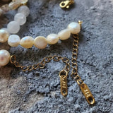 Here She Is / Most Popular Jewelry Silver Gold Bracelets Set Natural Pearls Hypoallergenic Bracelet Gift For Women