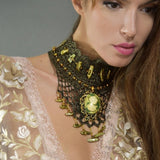 Ariadna / Designer Gold Nrcklace Natural Pearls Stone Hypoallergenic Crochet Jewelry Most Popular Jewelry Gift For Women