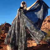 SAFARI / What To Wear For Art Event In Basel Miami Giraffe African Print Maxi Dress For Fashion Photo shoot