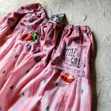 High Tea / Maxi Skirt Vintage Lace Cottage European Cotton Tea Cup Butterfly Rose Bird Boho style Upcycled Recycled Hand Stitched