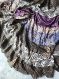 Lola's Day / Designer Garment Maxi Dress 100% Silk Shabby Chic Hippie Cottage Boho Upcycled Couture