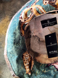 Turtle Beach / Patchwork Hunter Bucket Hat Floral Sculptured Designer Top Hat Quilt Patchwork Top Hat Vintage Cotton Hat