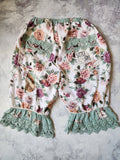 Venetian Rose / Bloomers Victorian Pants Shabby Chic Aplique Botticelli Venus Portrait Patchwork Romantic Chic Patched Avant-garde