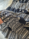 Country Lina / Authentic Boho Maxi Skirt Designer Upcycled European Cotton Denim Shabby Chic Concept Street wear