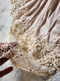 Shakespeare Talk / Cottage Jabot Silk Romantic Flower Fabric Rose Camellia Bowtie Antique Lace 20th century 60s archives