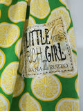 Cloudless Lemon / Bloomers Victorian Pants Shabby Chic Aplique Lemon Floral Print Patchwork Romantic Chic Patched Avant-garde