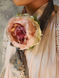 Shakespeare Talk / Cottage Jabot Silk Romantic Flower Fabric Rose Camellia Bowtie Antique Lace 20th century 60s archives