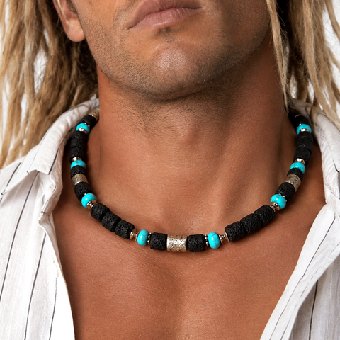 Desert / Necklace for Men Men's Jewelry Boho Man Gift Husband Boyfriend Men's Accessory