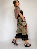 Renaissance Lore / Avant-garde Bloomers Victorian Pants Ruffles Rose Golden Lace Romantic Dark Academia Angel Aplique