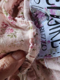 Lisette Gardens / Cottage Botanical Bandana Bowtie 100% Cotton Avantgarde Artisan Hand-Stitched Scarf Victorian Neck Wrap