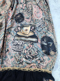 Renaissance Lore / Avant-garde Bloomers Victorian Pants Ruffles Rose Golden Lace Romantic Dark Academia Angel Aplique