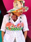 Garden Deluxe / New Age street-wear Avant-garde Accessories Crop-top Bralette Bra Cottagecore Bohemian Top Shabby Chic