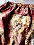 Parisian Maneki-Neko / Bloomers Victorian Pants Shabby Chic Ruffles Rose Cat Patchwork Golden Lace Romantic Chic Patched Avant-garde Aplique