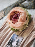 Shakespeare Talk / Cottage Jabot Silk Romantic Flower Fabric Rose Camellia Bowtie Antique Lace 20th century 60s archives
