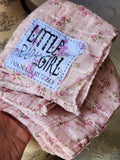 Lisette Gardens / Cottage Botanical Bandana Bowtie 100% Cotton Avantgarde Artisan Hand-Stitched Scarf Victorian Neck Wrap
