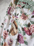 Venetian Rose / Bloomers Victorian Pants Shabby Chic Aplique Botticelli Venus Portrait Patchwork Romantic Chic Patched Avant-garde