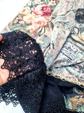 Renaissance Lore / Avant-garde Bloomers Victorian Pants Ruffles Rose Golden Lace Romantic Dark Academia Angel Aplique