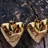 Heart Eyes / Anthropologie Earrings Hypoallergenic Jewelry Heart Eyes 14K Gold Plated For Women Perfect Hanukkah Gift