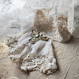 Busy Bee / Designer Techwear Upcycled Denim Tie Hippie Concept Boro Visvim Patchwork Upcycled Vintage Denim Contemporary Jabot