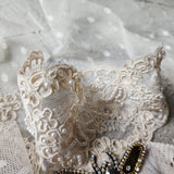 Busy Bee / Designer Techwear Upcycled Denim Tie Hippie Concept Boro Visvim Patchwork Upcycled Vintage Denim Contemporary Jabot