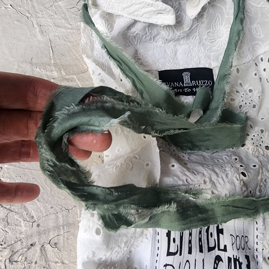 Cupid LOVE LETTERS / Collar Jabot Tie Upcycled Lace Pearl Crystal  Boho Vintage Bow Cottage Rose Edwardian Pink Magnolia Flower Pin