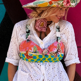 Garden Deluxe / New Age street-wear Avant-garde Accessories Crop-top Bralette Bra Cottagecore Bohemian Top Shabby Chic