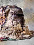 Turtle Beach / Patchwork Hunter Bucket Hat Floral Sculptured Designer Top Hat Quilt Patchwork Top Hat Vintage Cotton Hat