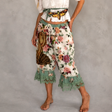 Venetian Rose / Bloomers Victorian Pants Shabby Chic Aplique Botticelli Venus Portrait Patchwork Romantic Chic Patched Avant-garde