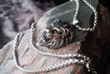 Knowledge / Chain Necklace For Mens Massive Necklace Hypoallergenic Lion Head Gift for Man