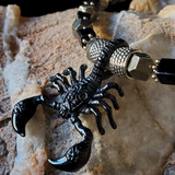 Mohave /  Bohemian Mens Necklace Natural Stones Scorpio Chocker Massive Man necklace