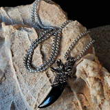 Coyote Ugly / Bohemian Mens Necklace Natural Hematite Chocker Massive Man necklace