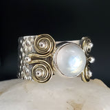 Happy Day / 9 / Silver Gold Ring Natural Pearls Stone Hypoallergenic Jewelry Most Popular Jewelry Gift For Women