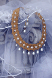 Nested Pearls / Designer Jewelry Gold Necklace Natural Pearls Hypoallergenic Jewelry Most Popular Jewelry Gift For Women