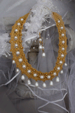 Nested Pearls / Designer Jewelry Gold Necklace Natural Pearls Hypoallergenic Jewelry Most Popular Jewelry Gift For Women